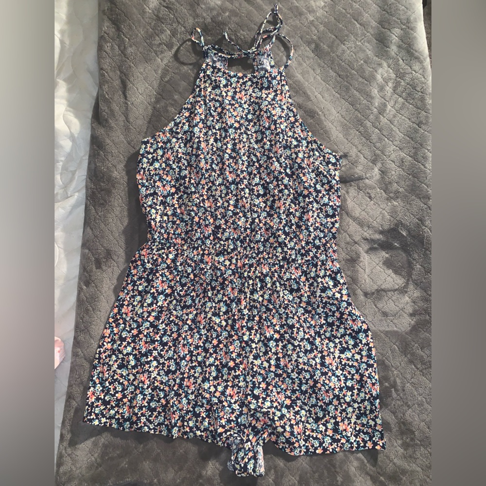 BOGO WHEN BUNDLED!! Blue Flower Pattern Romper from Target